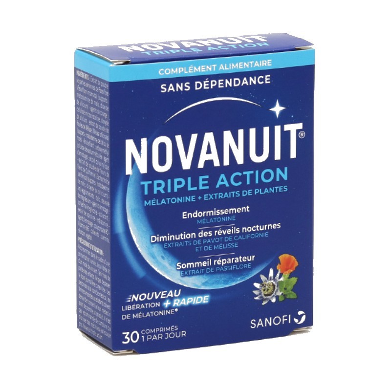 Novanuit good night triple action - SANOFI (Capacity: 30 tablets)