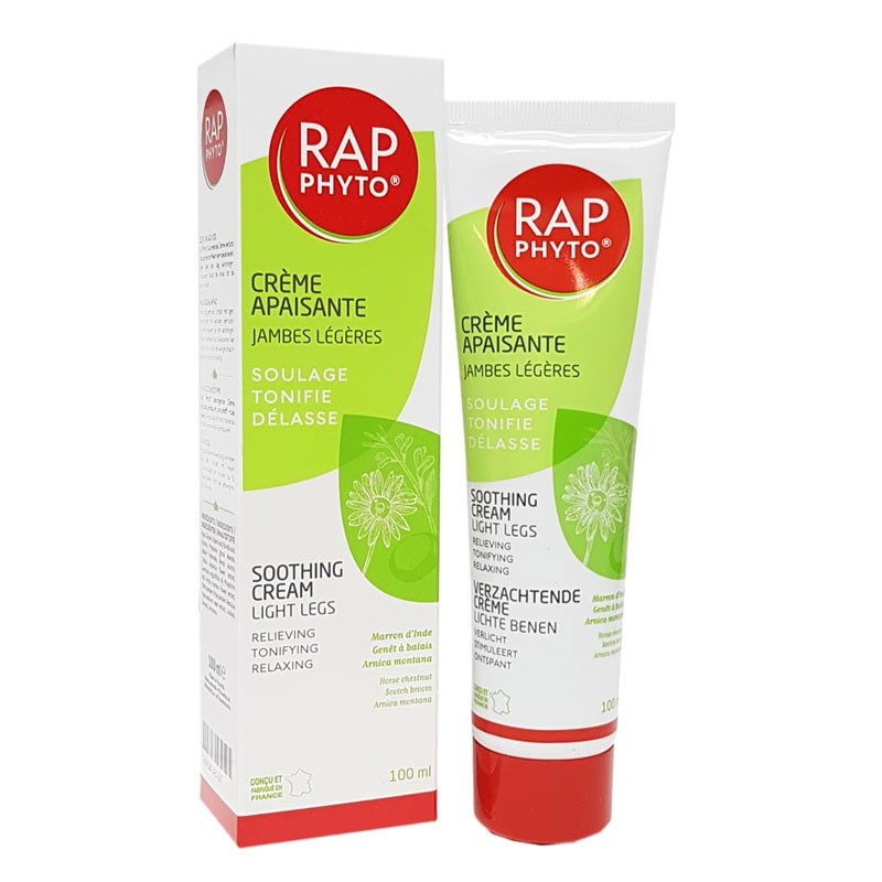 Rap phyto soothing cream light legs 100ml - Capacity : 100 ml