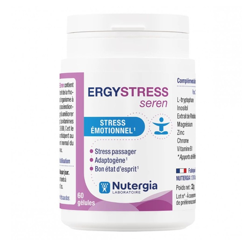 ERGYSTRESS SEREN Nutergia Laboratory (Capacity: 60 capsules)