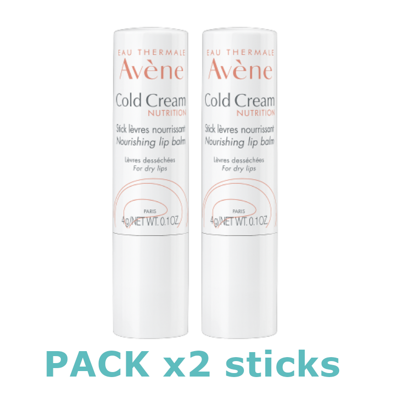Pack of 2 Cold Cream Nourishing lip balm - AVENE