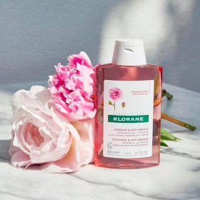 Shampooing à la pivoine - apaisant - KLORANE 200 ml / 400 ml