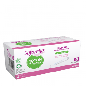 Box of 16 tampons with applicators NORMAL Saforelle