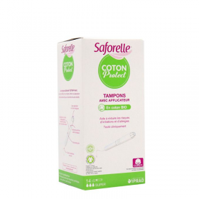 Box of 14 tampons with applicators SUPER Saforelle