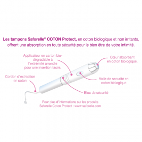 Boite de 16 tampons avec applicateur NORMAL Saforelle