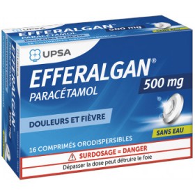 Efferalgan 500mg orodispersibles tablets UPSA