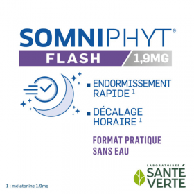 Somniphyt Flash 1,9 mg mélatonine – SANTE VERTE