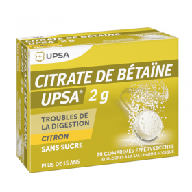 Citrate de betaine 2g effervescent tablets - UPSA