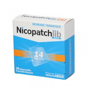 Nicopatchlib 14 mg / 24h - 28 patches - PIERRE FABRE HEALTH CARE