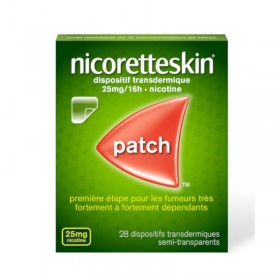 Nicoretteskin 25 mg /16h - 28 patches - JOHNSON& JOHNSON