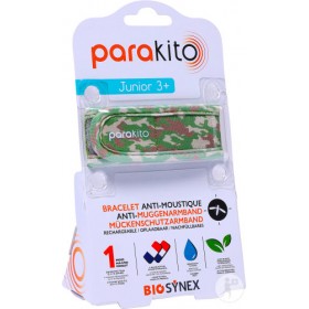 Parakito bracelet anti-moustiques enfant rechargeable motifs "camouflage"