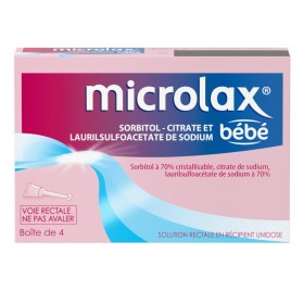 Microlax baby occasional constipation - 4 enemas