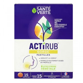 ACTIRUB throat lozenges SANTE VERTE