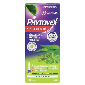 Spray pour nez très bouché 15ml - Phytovex - UPSA
