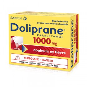 Doliprane 1000mg - 8 sachets - SANOFI