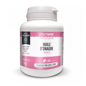 Huile d'onagre - confort féminin dès la puberté - 180 capsules - DAYANG