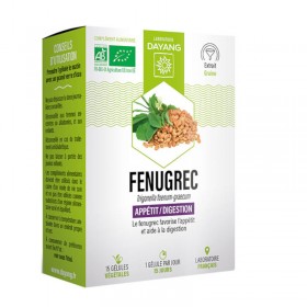 Fenugrec bio 15 gélules – DAYANG