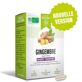 Gingembre bio - 15 gélules - DAYANG