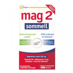 MAG 2 sleep - box of 30 tablets