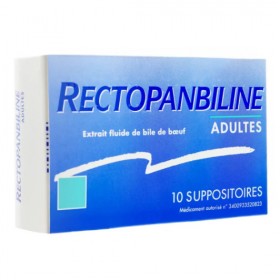 Rectopanbiline - 10 suppositoires