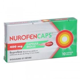 Nurofencaps 400mg ibuprofen - 10 capsules - Pain & fever