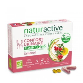 Urisanol Flash urinary troubles 20 capsules - NATURACTIVE   I   UTI flash treatment
