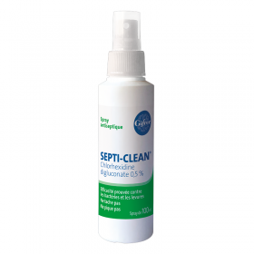 Antiseptic spray SEPTI-CLEAN Chlorhexidine digluconate 0.5% GIFRER