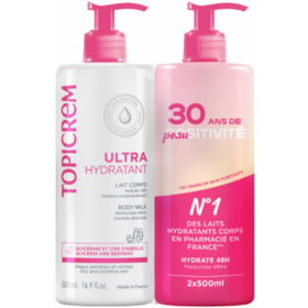 TOPICREM ultra-hydratant lait corps 200ml / 500ml / 1L