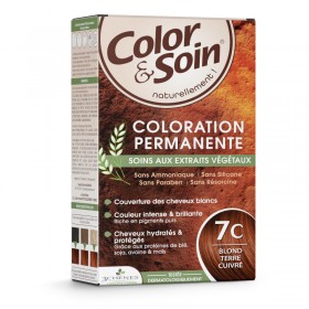 Coloration permanente 2A brun azuré Color et Soin LES 3 CHENES