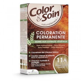 Permanent hair dye 11A sandy ash blond Color&Soin LES 3 CHENES