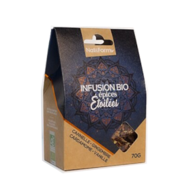 Organic star spices infusion NAT & FORM 70g sachet