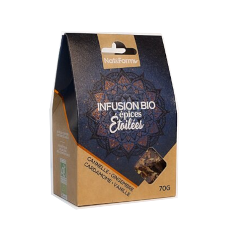 Organic star spices infusion NAT & FORM 70g sachet Organic star spices infusion NAT & FORM 70g sachet