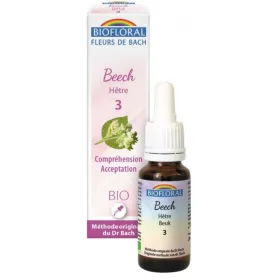 Fleur de Bach BIO Beech (Hêtre) Flacon 20 ml BIOFLORAL