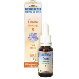 Fleur de Bach BIO Cerato (Plumbago) Flacon 20 ml BIOFLORAL