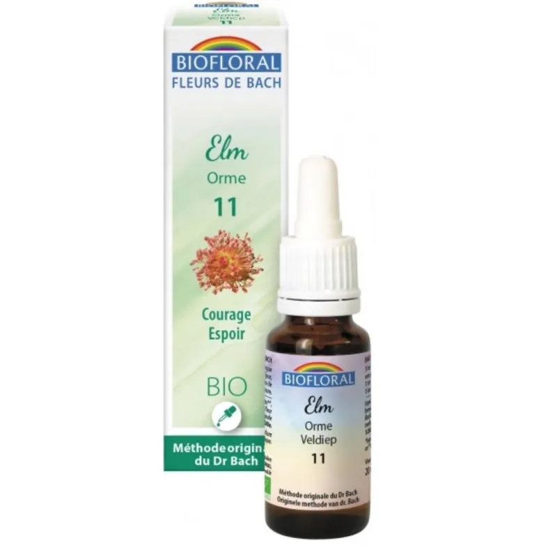 Fleur de Bach BIO Elm (Orme) Flacon 20 ml BIOFLORAL Fleur de Bach BIO Elm (Orme) Flacon 20 ml BIOFLORAL