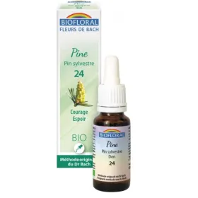 Fleur de Bach BIO Pine (Pin sylvestre) Flacon 20 ml BIOFLORAL