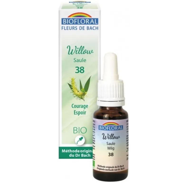 Fleur de Bach BIO Willow (Saule) Flacon 20 ml BIOFLORAL Fleur de Bach BIO Willow (Saule) Flacon 20 ml BIOFLORAL