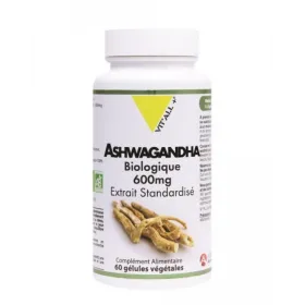 Ashwagandha 600mg BIO 60 capsules VIT'ALL+