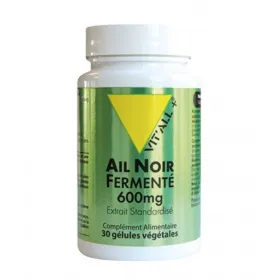 Ail Noir Fermenté Bio 600mg 30 gélules VIT'ALL+