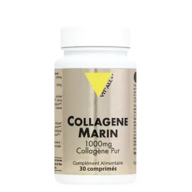 Collagène marin pur 1000 mg 30 comprimés VIT'ALL+