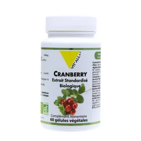 Cranberry BIO Extrait standardisé 400 mg 60 gélules VIT'ALL+