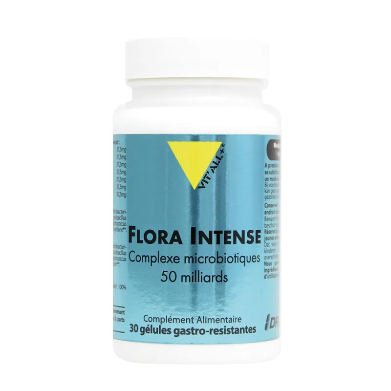Flora intense 50 milliards 15 gélules VIT'ALL+ Flora intense 50 milliards 15 gélules VIT'ALL+