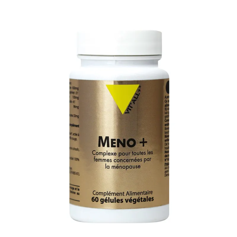 Meno Plus Ménopause 60 gélules VIT'ALL+ Meno Plus Ménopause 60 gélules VIT'ALL+