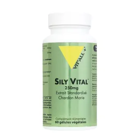 Sily Vital (Chardon marie) Extrait standardisé 250 mg 60 gélules VIT'ALL+