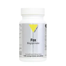 Fer Bisglycinate 27 mg 100 comprimés VIT'ALL+