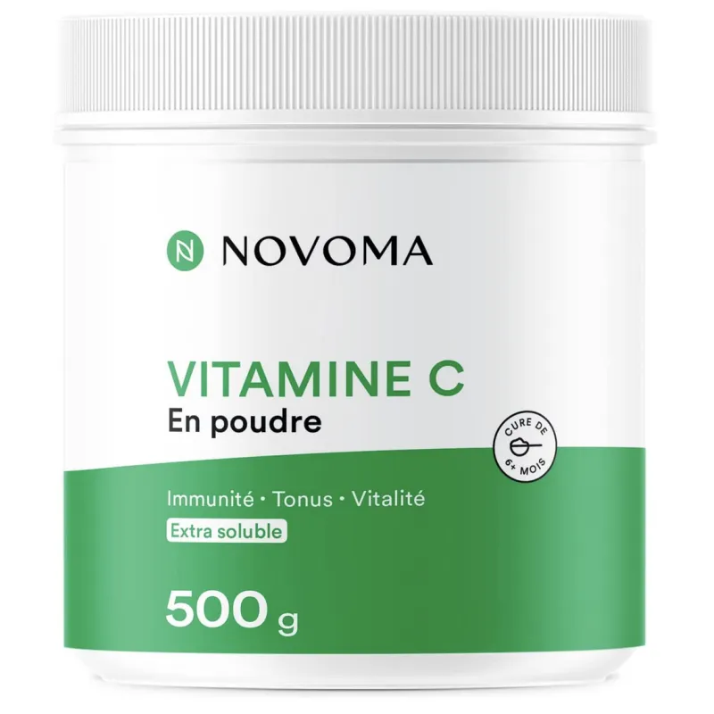 Vitamine C en poudre Pot 500 g NOVOMA Vitamine C en poudre Pot 500 g NOVOMA