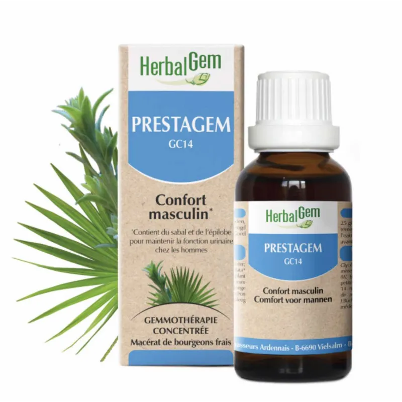 Prestagem Flacon 30 ml Complexe Tonus sexuel Masculin GC14 HERBALGEM Prestagem Flacon 30 ml Complexe Tonus sexuel Masculin GC14 HERBALGEM