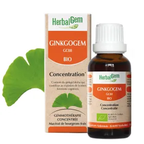 Ginkgogem BIO Flacon 30 ml Complexe intégré de Gingko biloba GC08 HERBALGEM