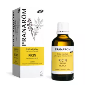 Huile végétale de Ricin BIO Flacon de 50 ml | PRANAROM