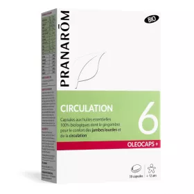 Herboristerie Oleocaps + 6 BIO Circulation 30 capsules PRANAROM de