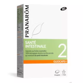 Herboristerie Oleocaps + 2 BIO Santé intestinale 30 capsules PRANAROM de